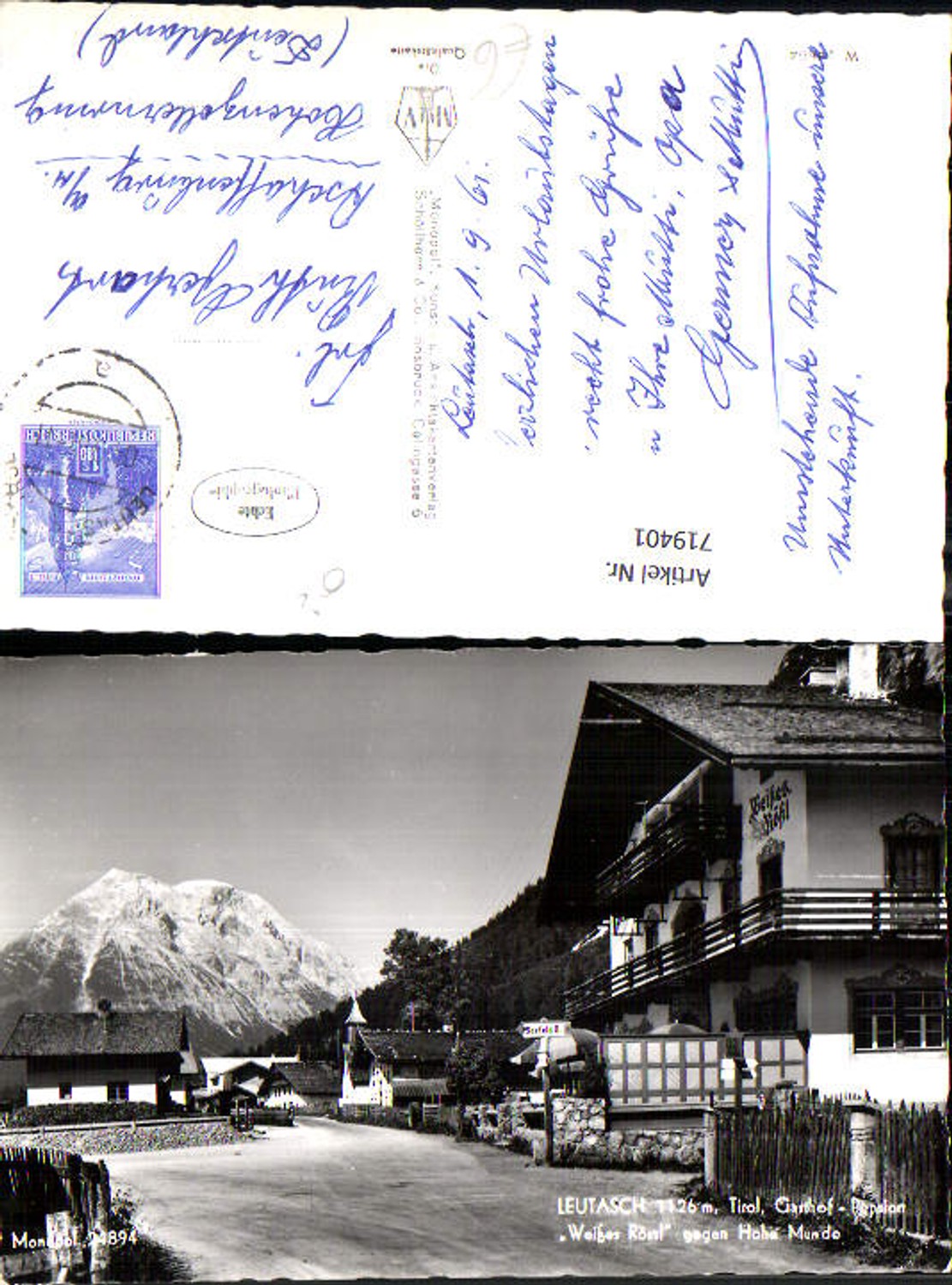 Alte Ansichtskarte – Old Postcard