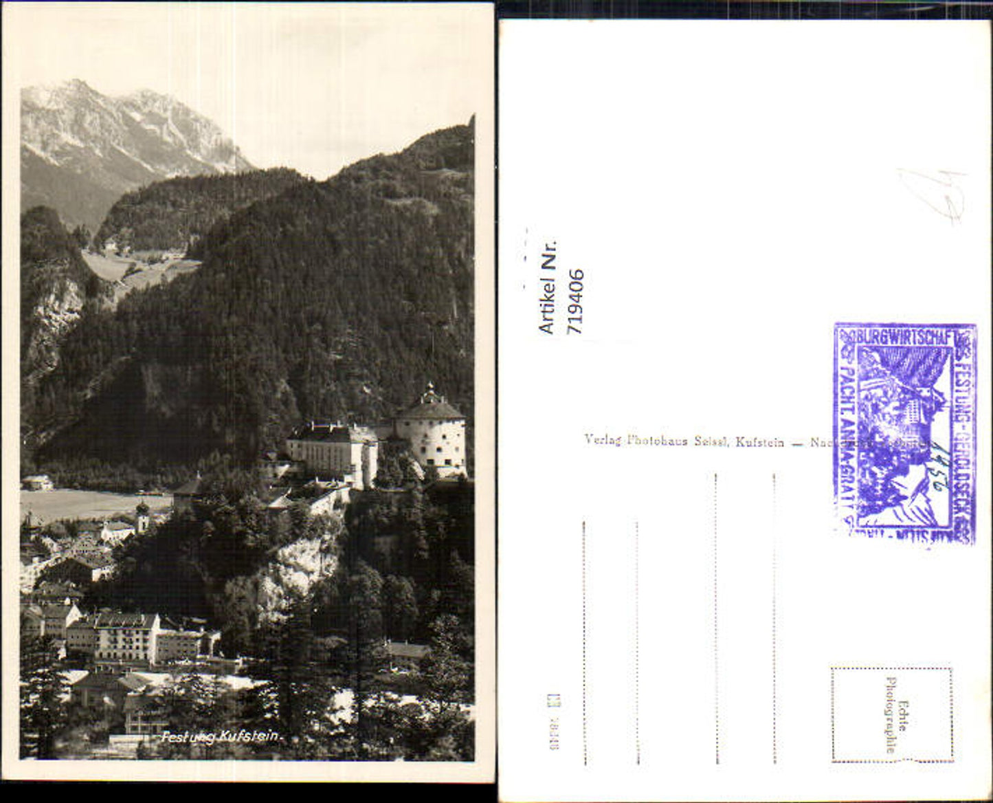 Alte Ansichtskarte – Old Postcard