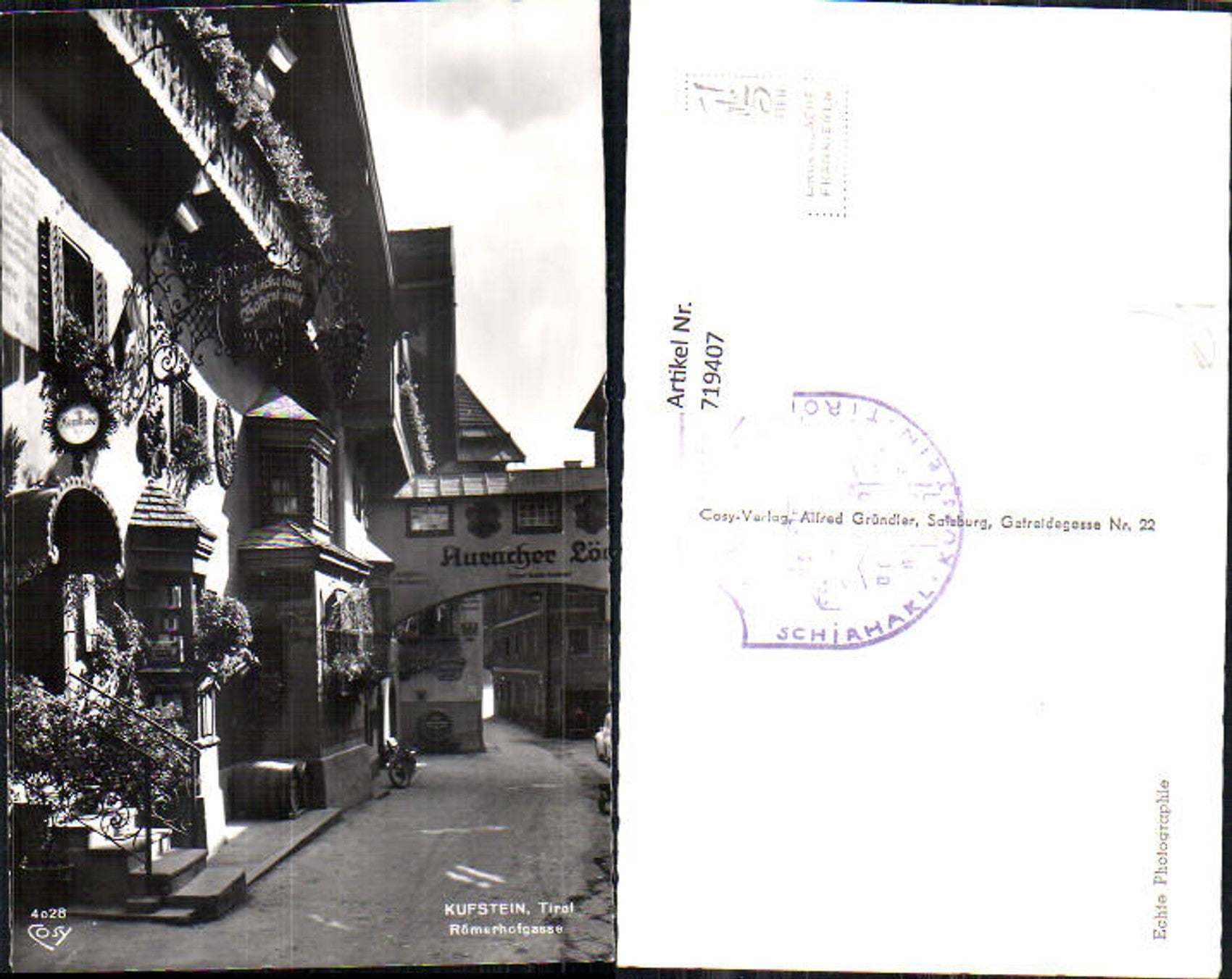 Alte Ansichtskarte – Old Postcard