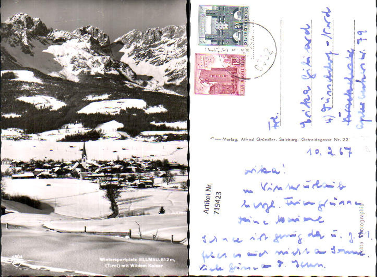 Alte Ansichtskarte – Old Postcard