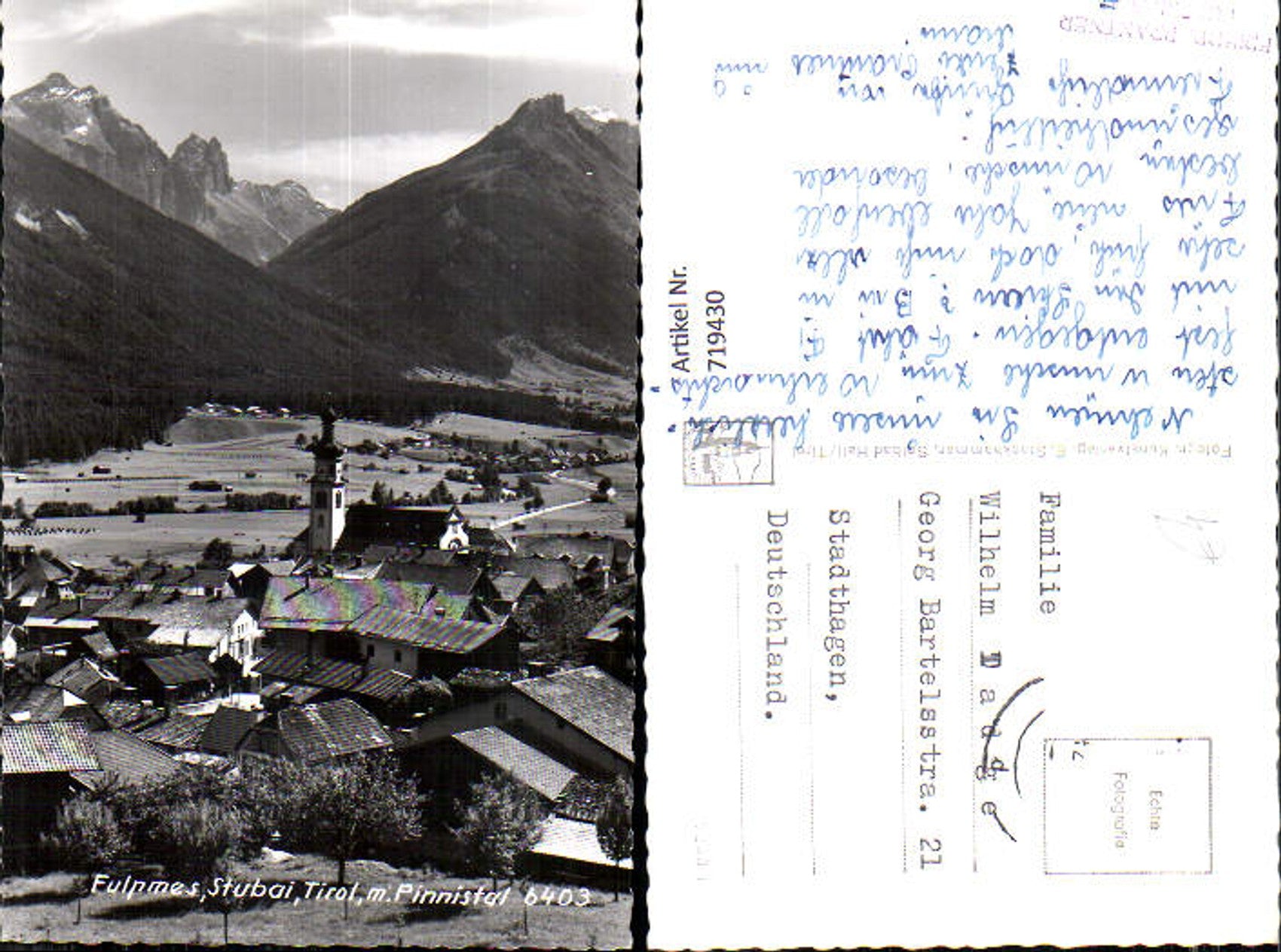 Alte Ansichtskarte – Old Postcard