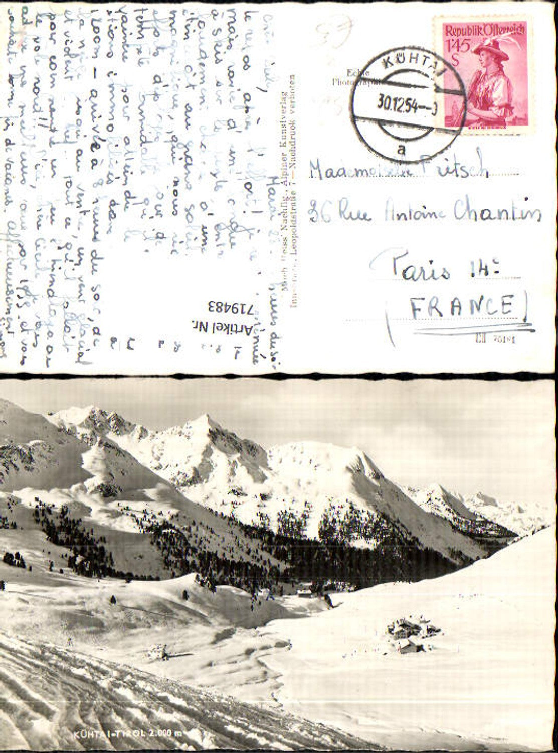 Alte Ansichtskarte – Old Postcard