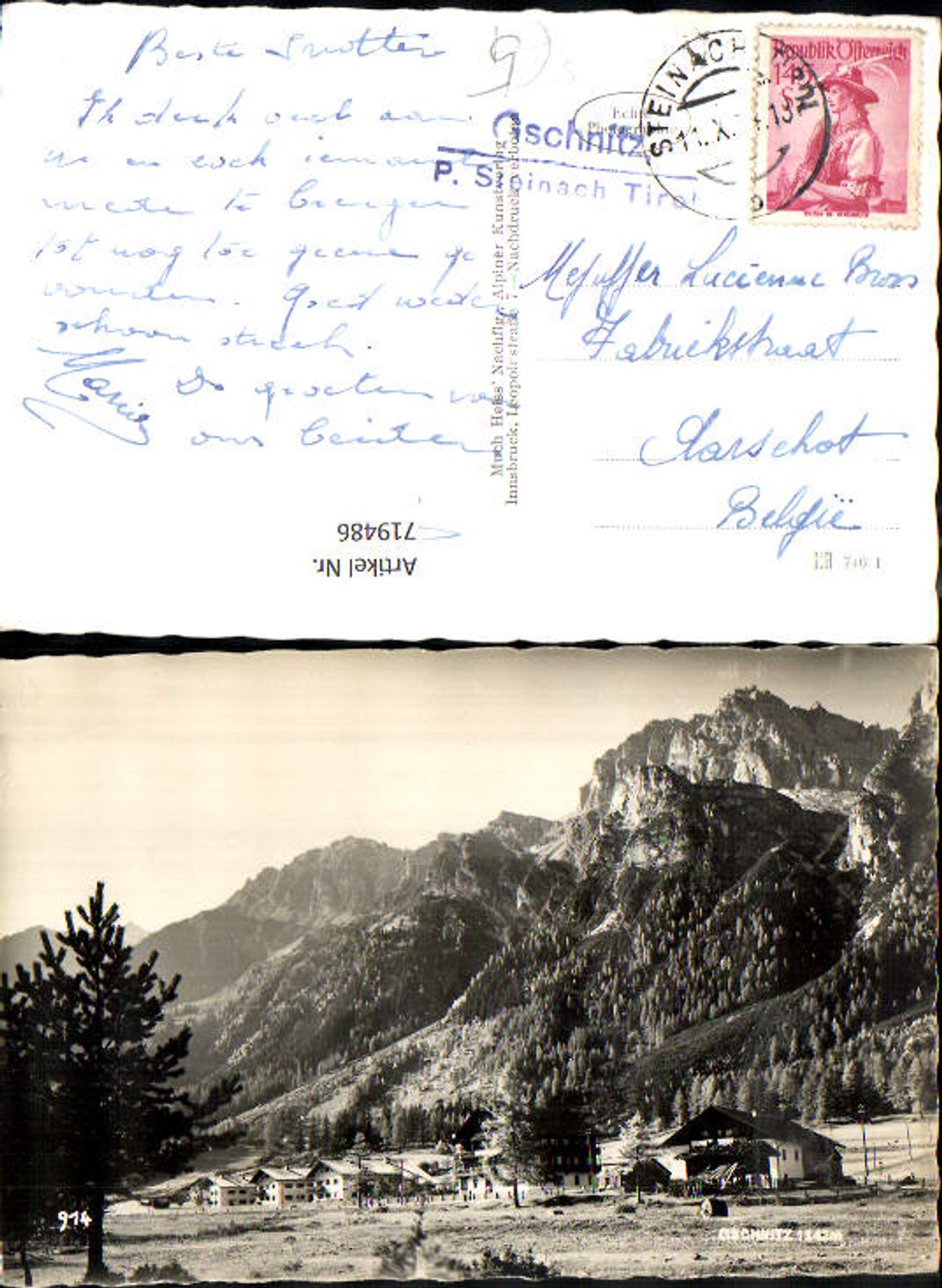 Alte Ansichtskarte – Old Postcard
