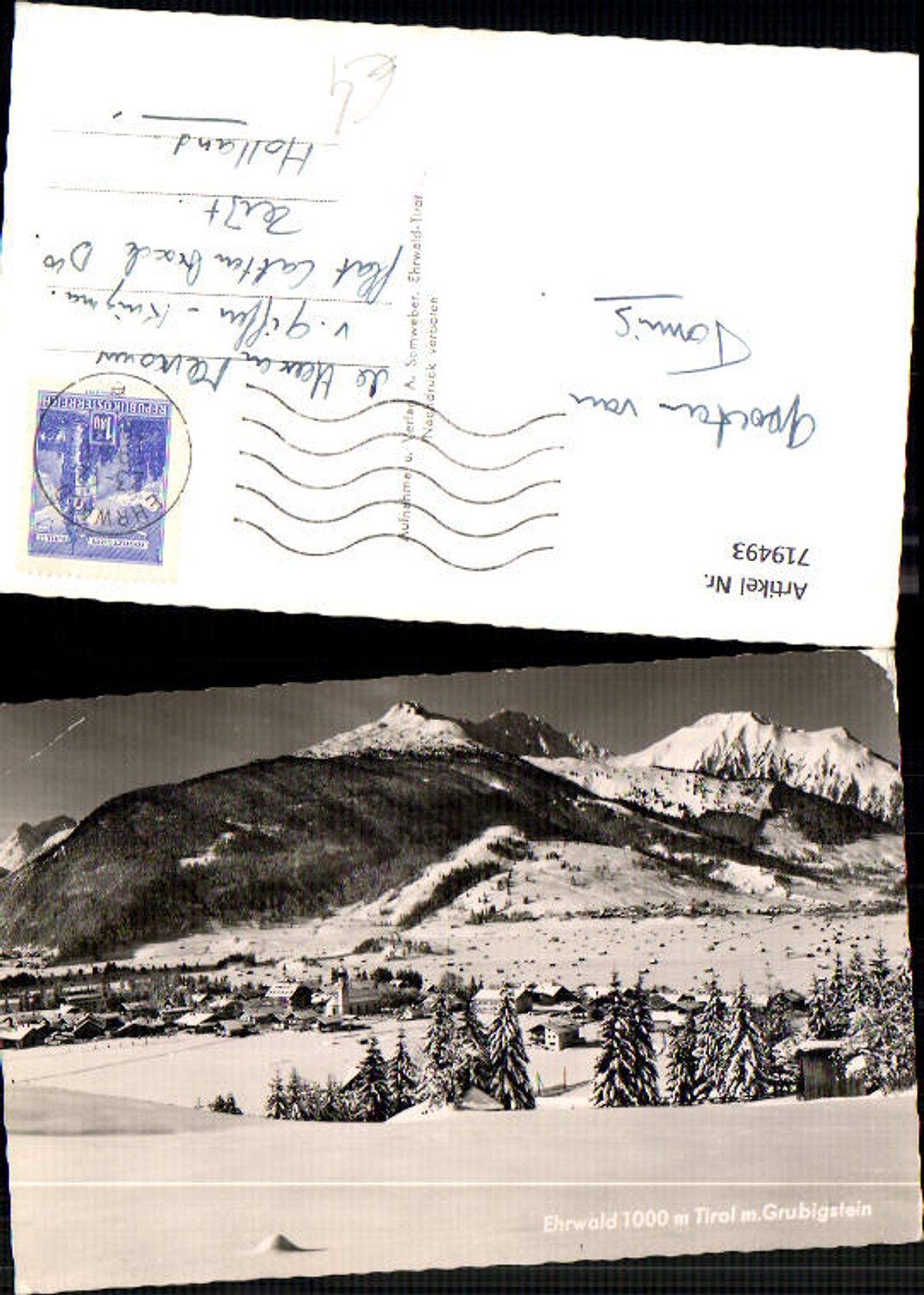 Alte Ansichtskarte – Old Postcard