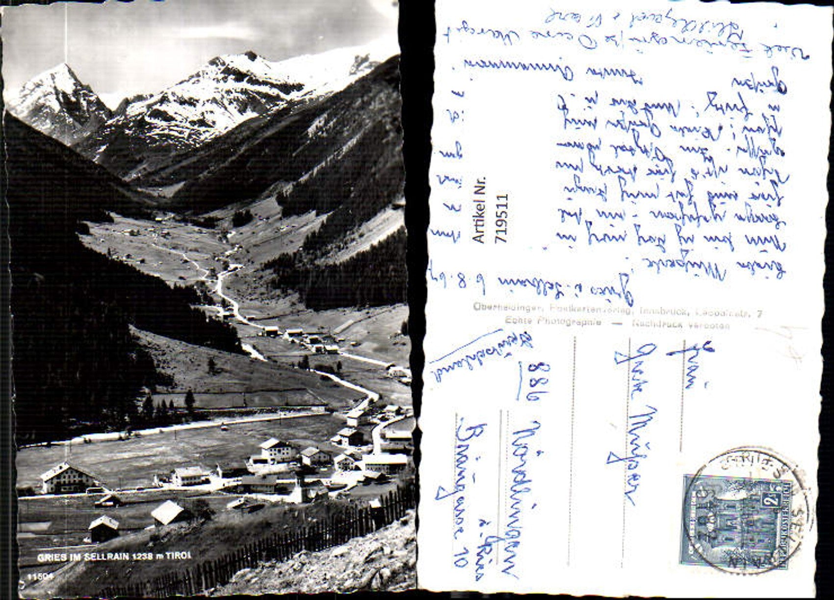 Alte Ansichtskarte – Old Postcard