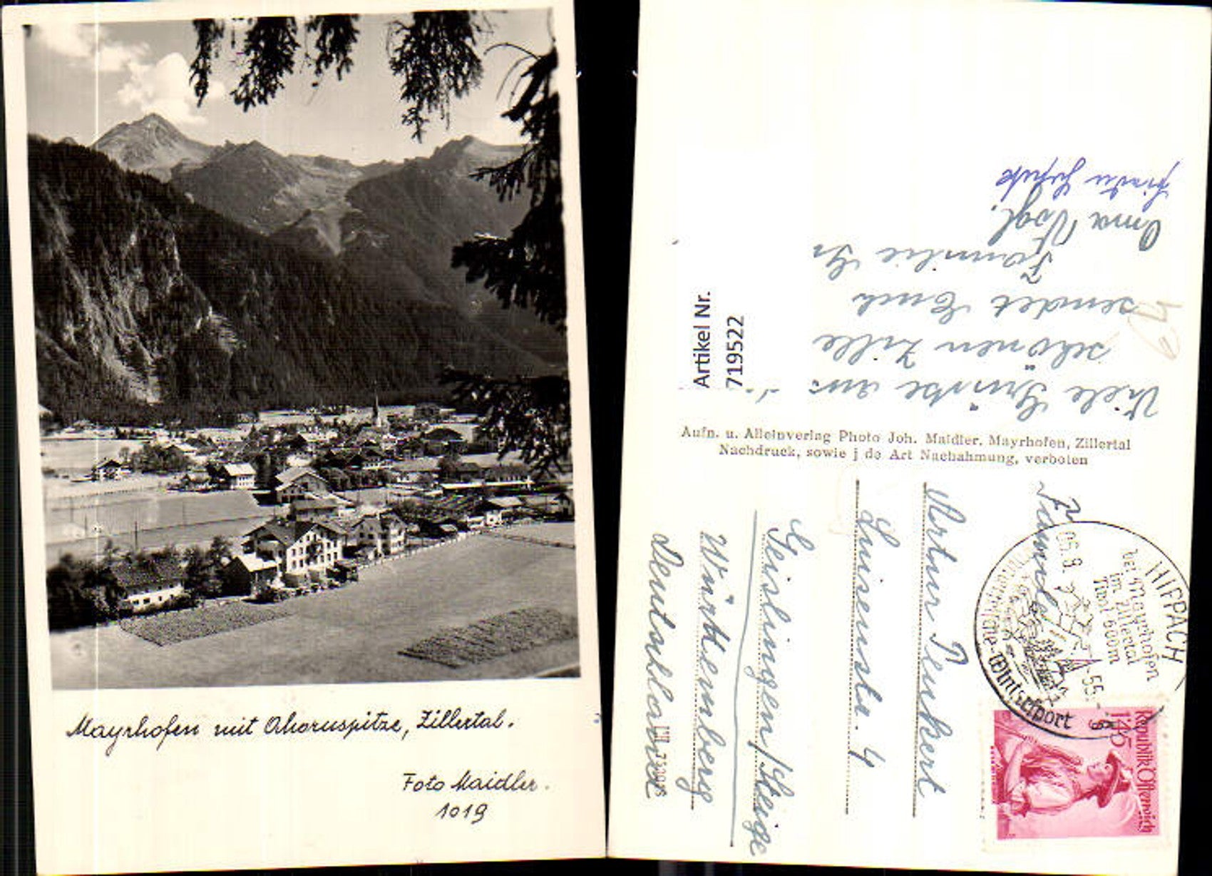 Alte Ansichtskarte – Old Postcard