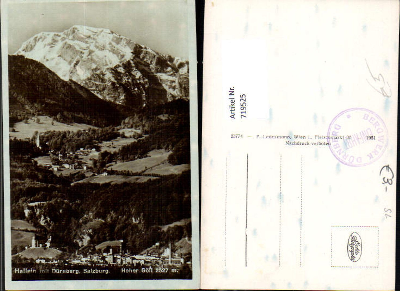 Alte Ansichtskarte – Old Postcard