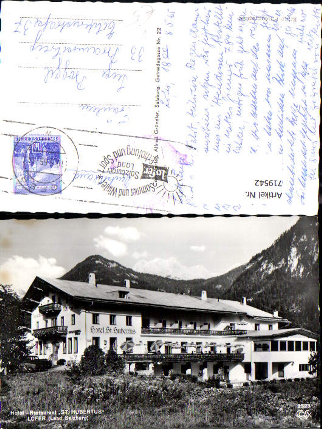 Alte Ansichtskarte – Old Postcard