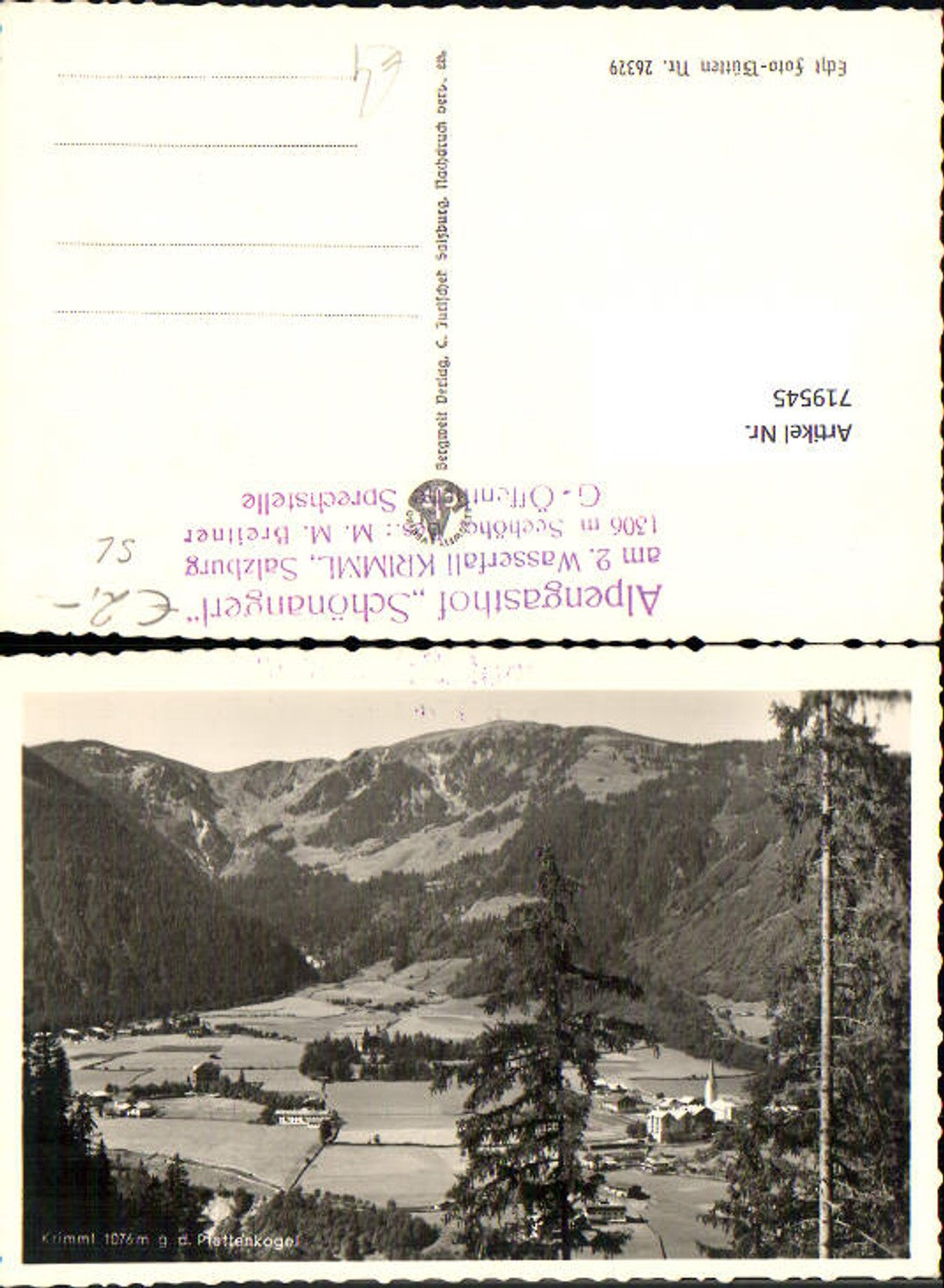 Alte Ansichtskarte – Old Postcard