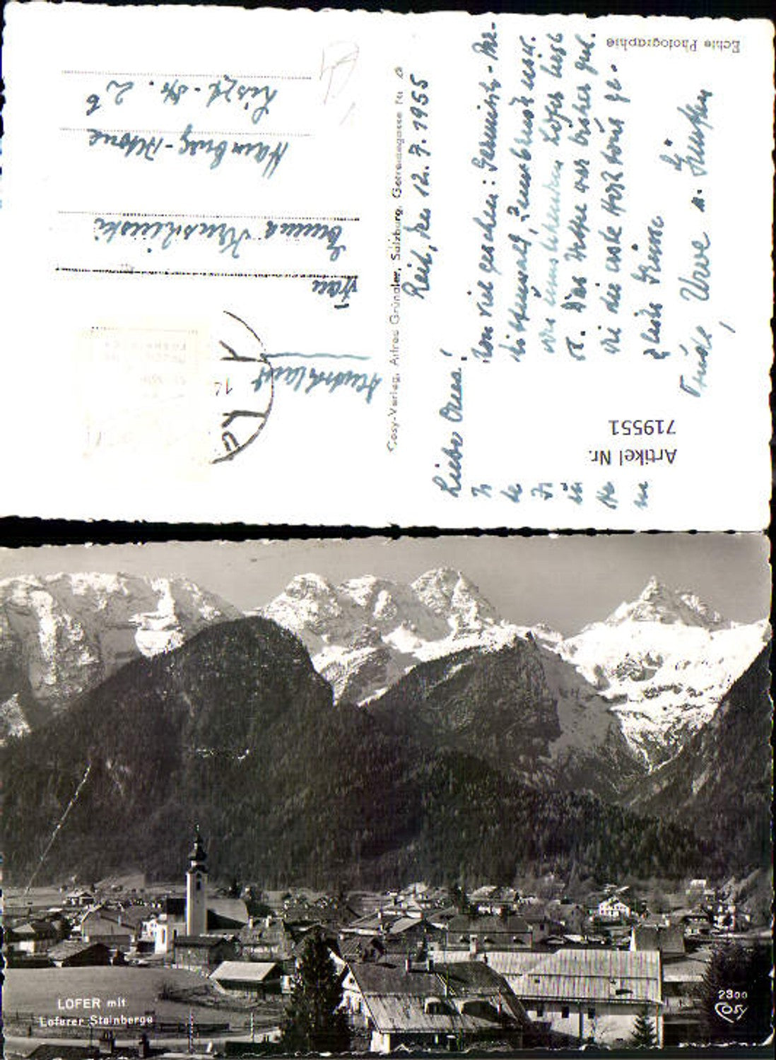 Alte Ansichtskarte – Old Postcard
