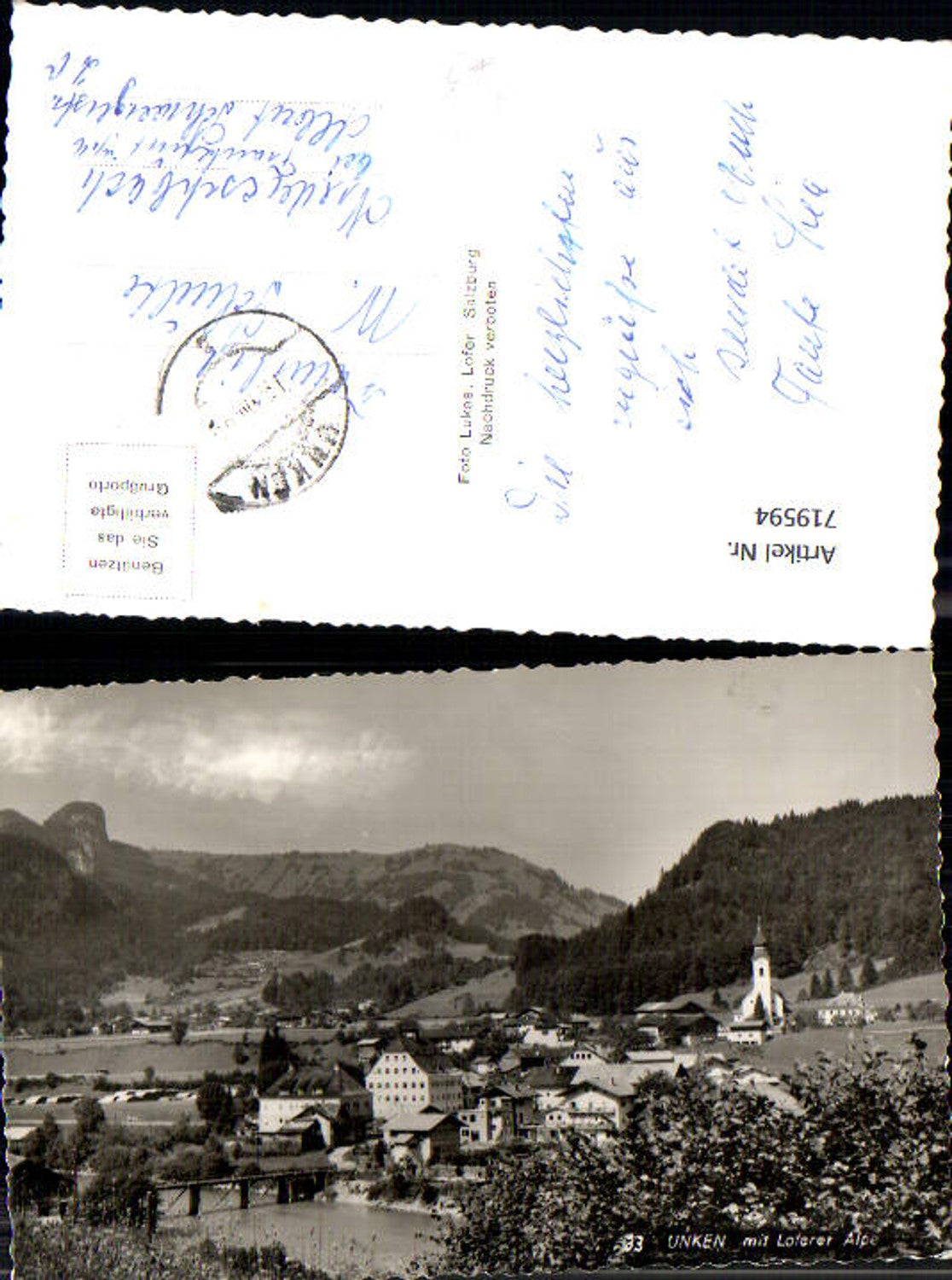 Alte Ansichtskarte – Old Postcard