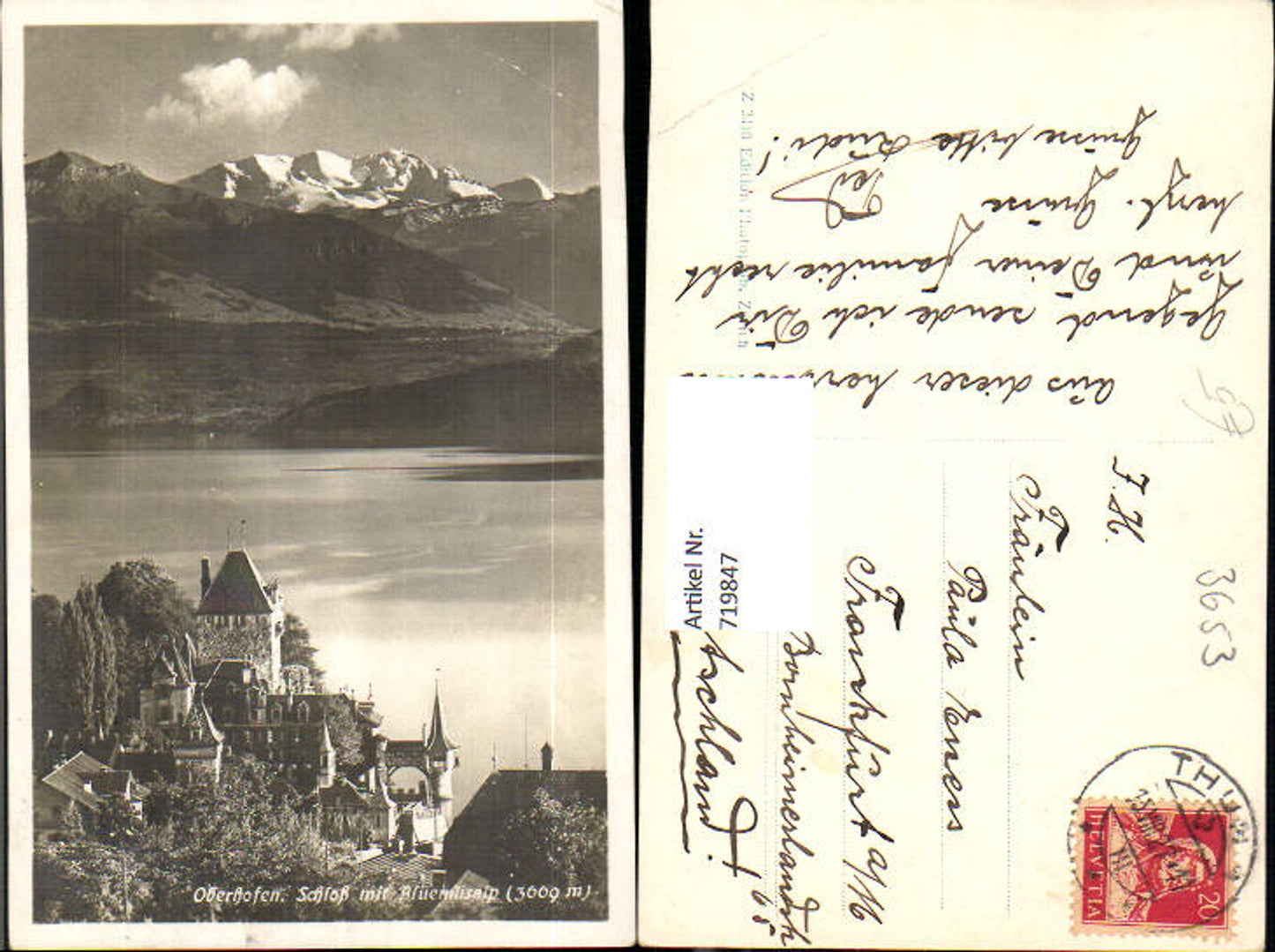 Alte Ansichtskarte – Old Postcard