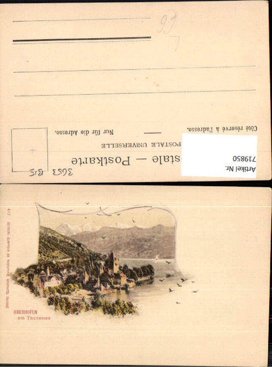 Alte Ansichtskarte – Old Postcard