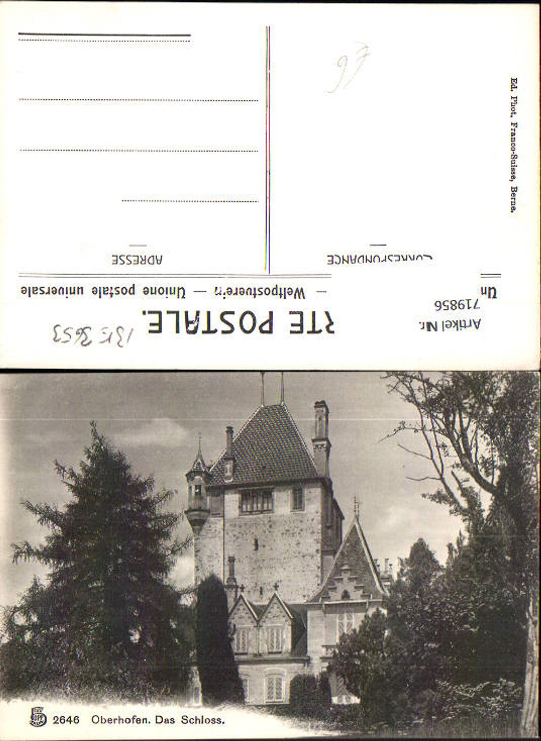 Alte Ansichtskarte – Old Postcard