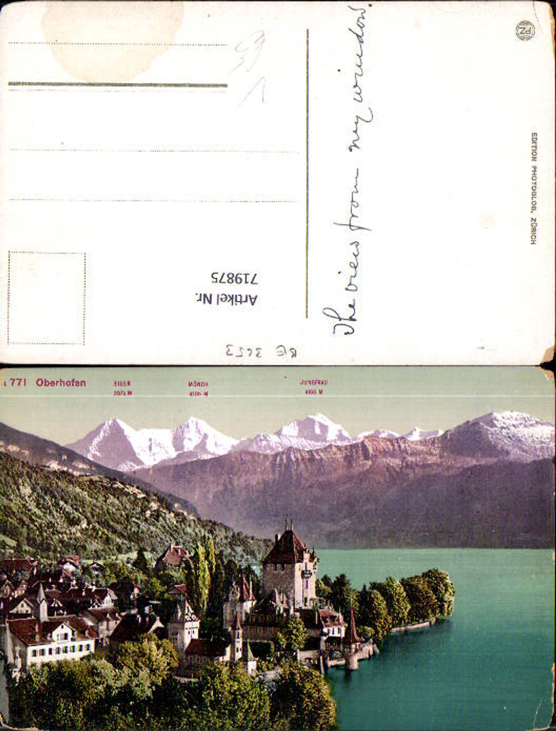 Alte Ansichtskarte – Old Postcard