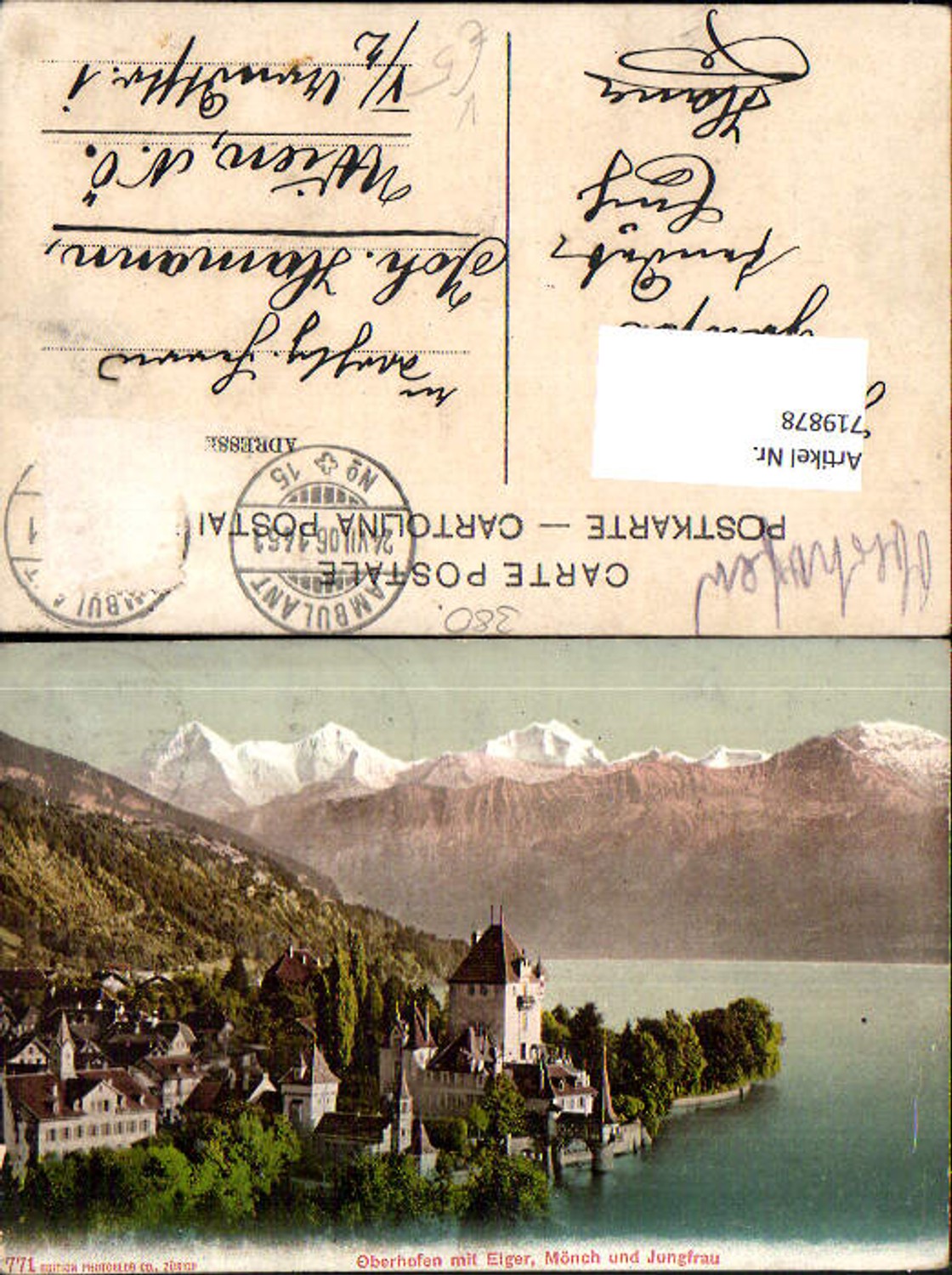 Alte Ansichtskarte – Old Postcard