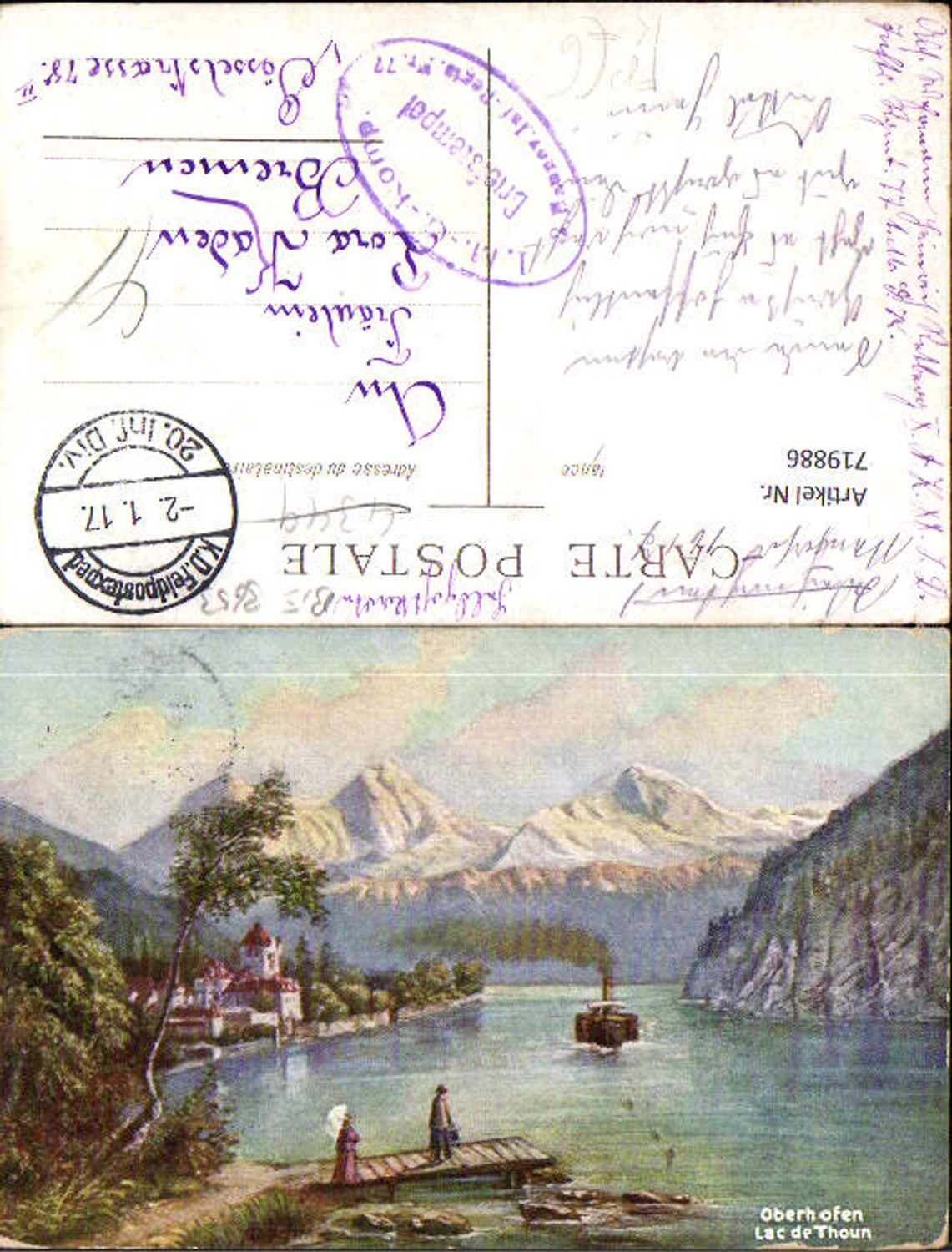 Alte Ansichtskarte – Old Postcard