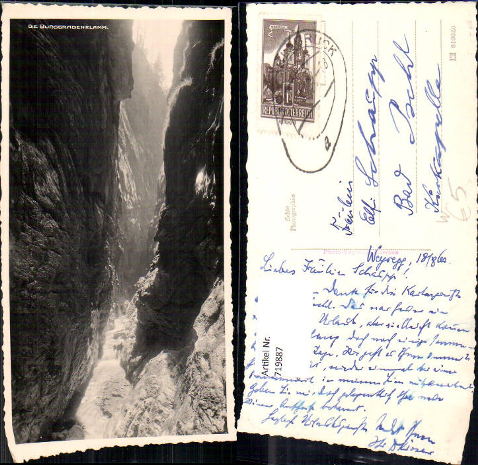 Alte Ansichtskarte – Old Postcard
