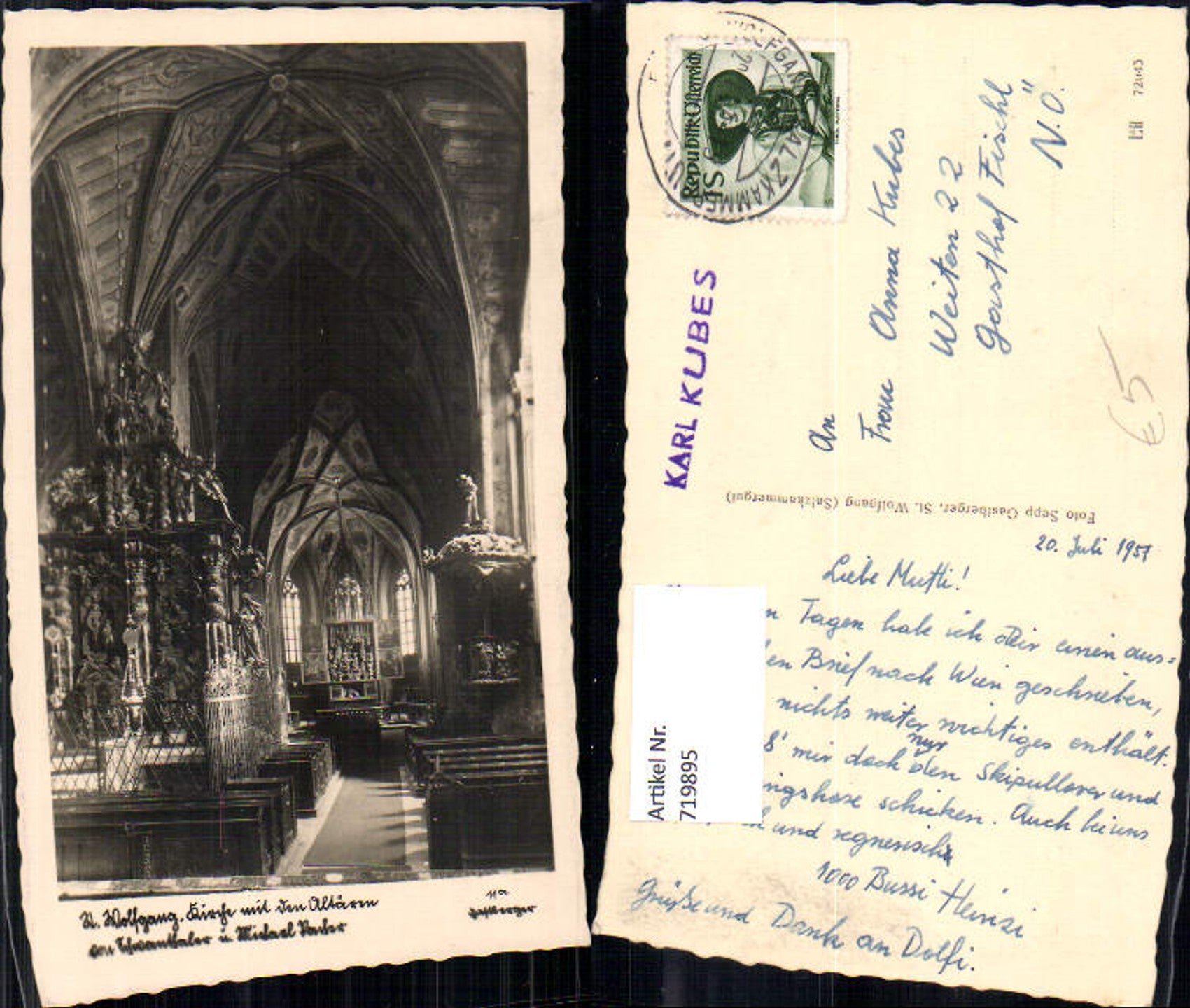 Alte Ansichtskarte – Old Postcard