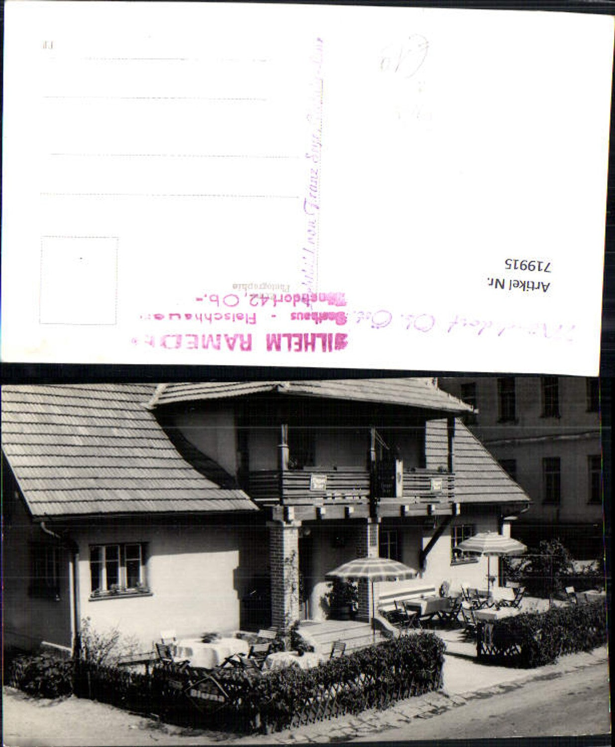 Alte Ansichtskarte – Old Postcard