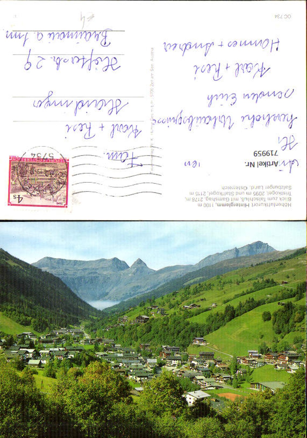 Alte Ansichtskarte – Old Postcard