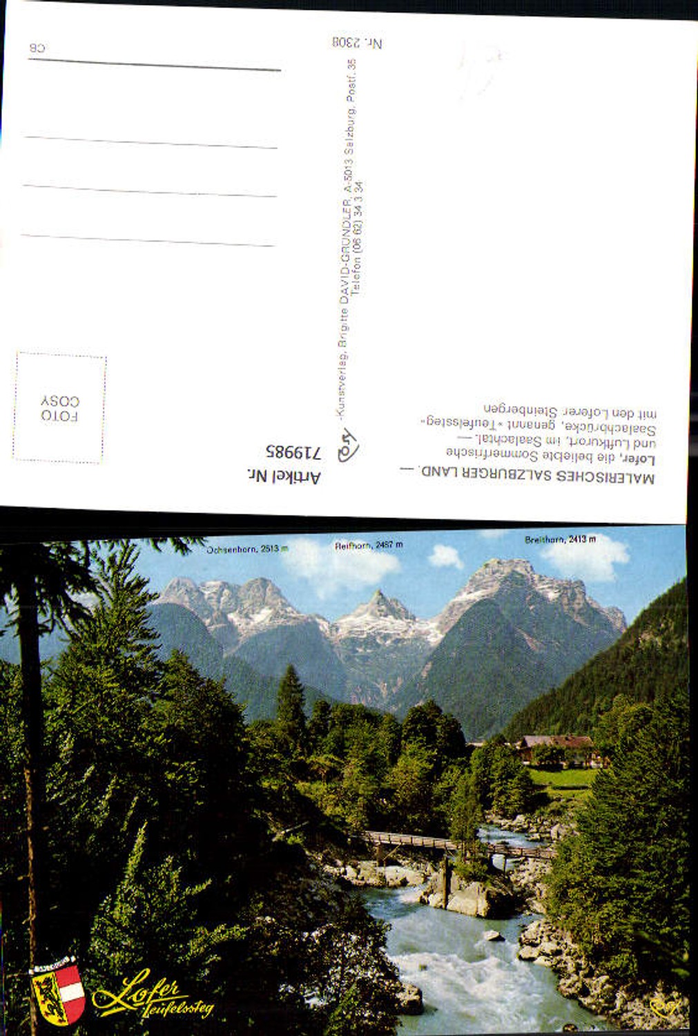Alte Ansichtskarte – Old Postcard
