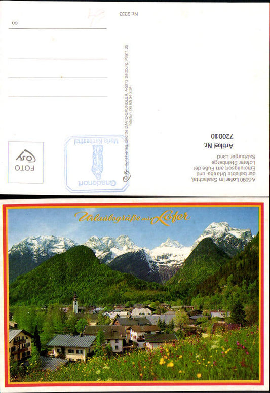Alte Ansichtskarte – Old Postcard