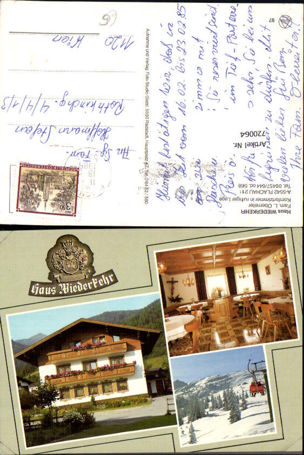 Alte Ansichtskarte – Old Postcard