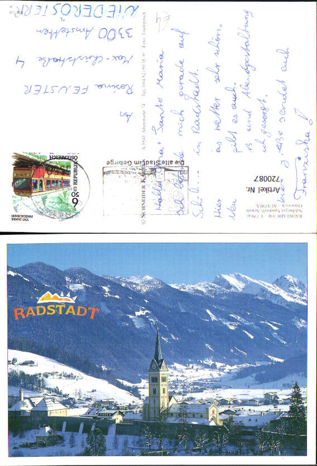 Alte Ansichtskarte – Old Postcard