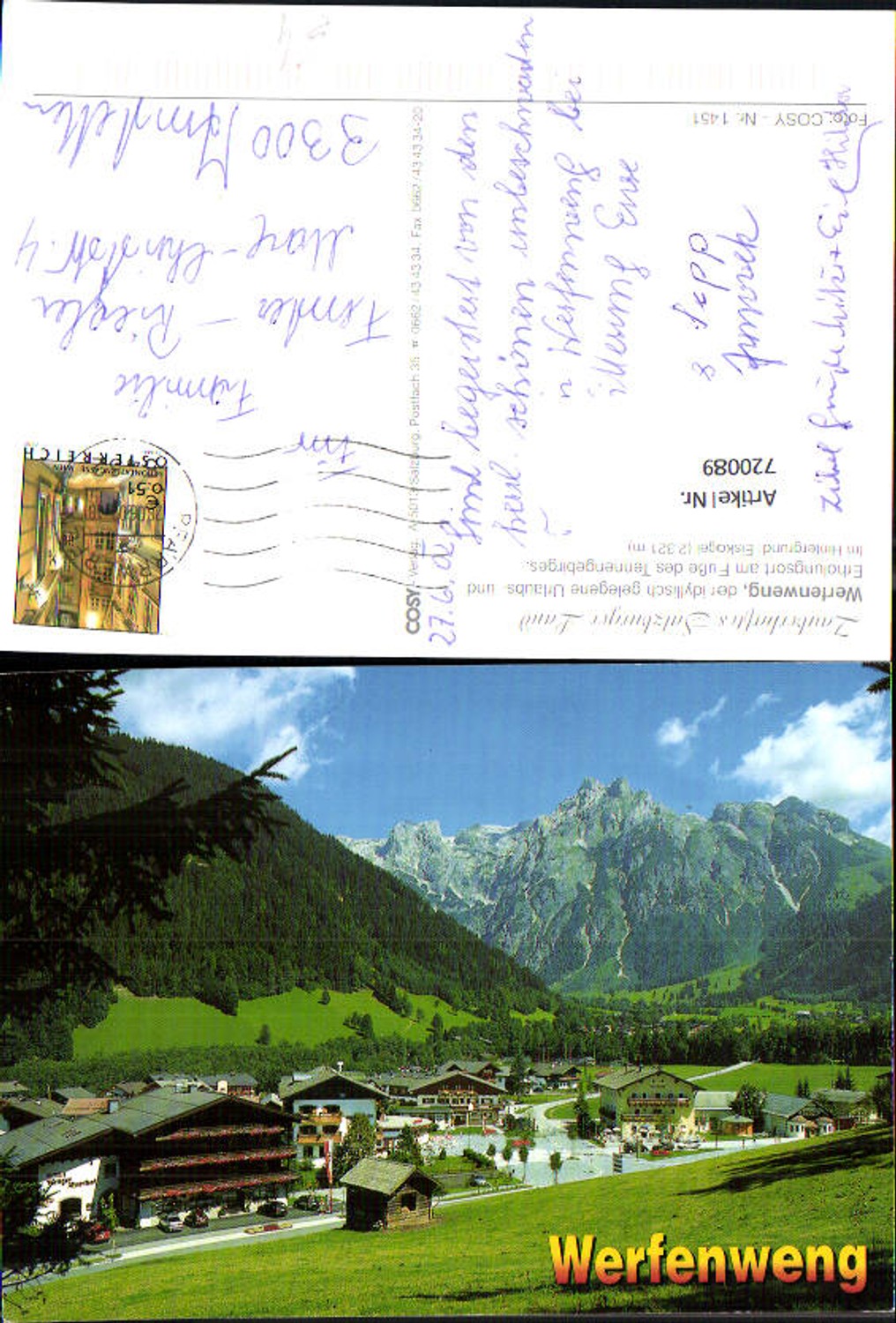 Alte Ansichtskarte – Old Postcard