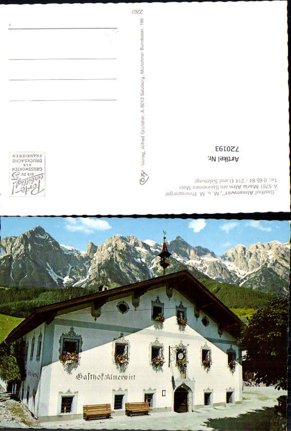 Alte Ansichtskarte – Old Postcard