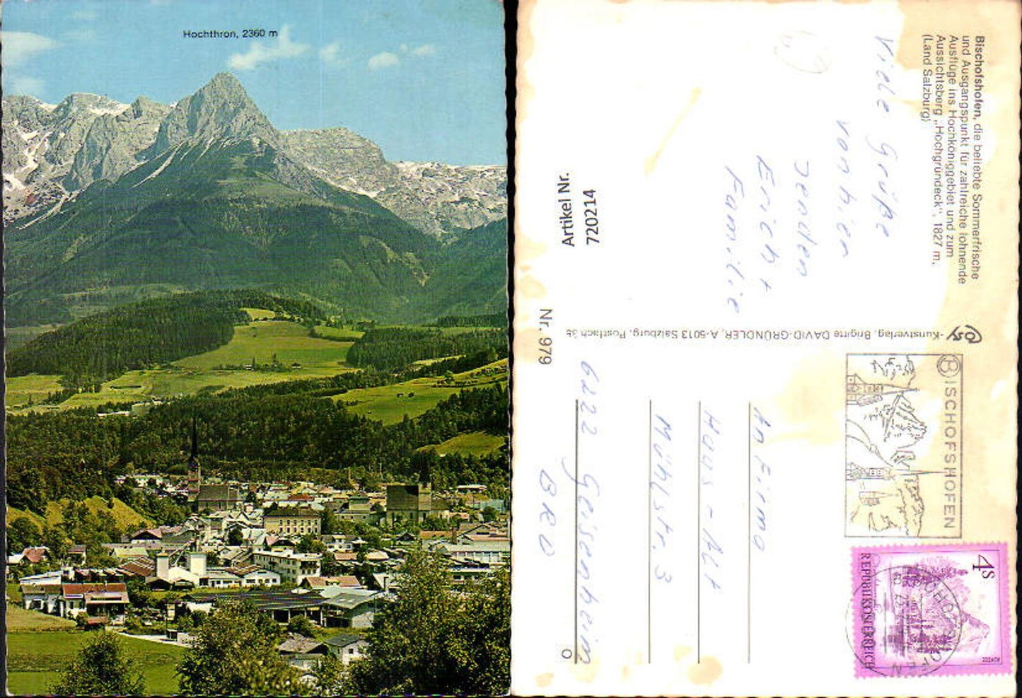 Alte Ansichtskarte – Old Postcard