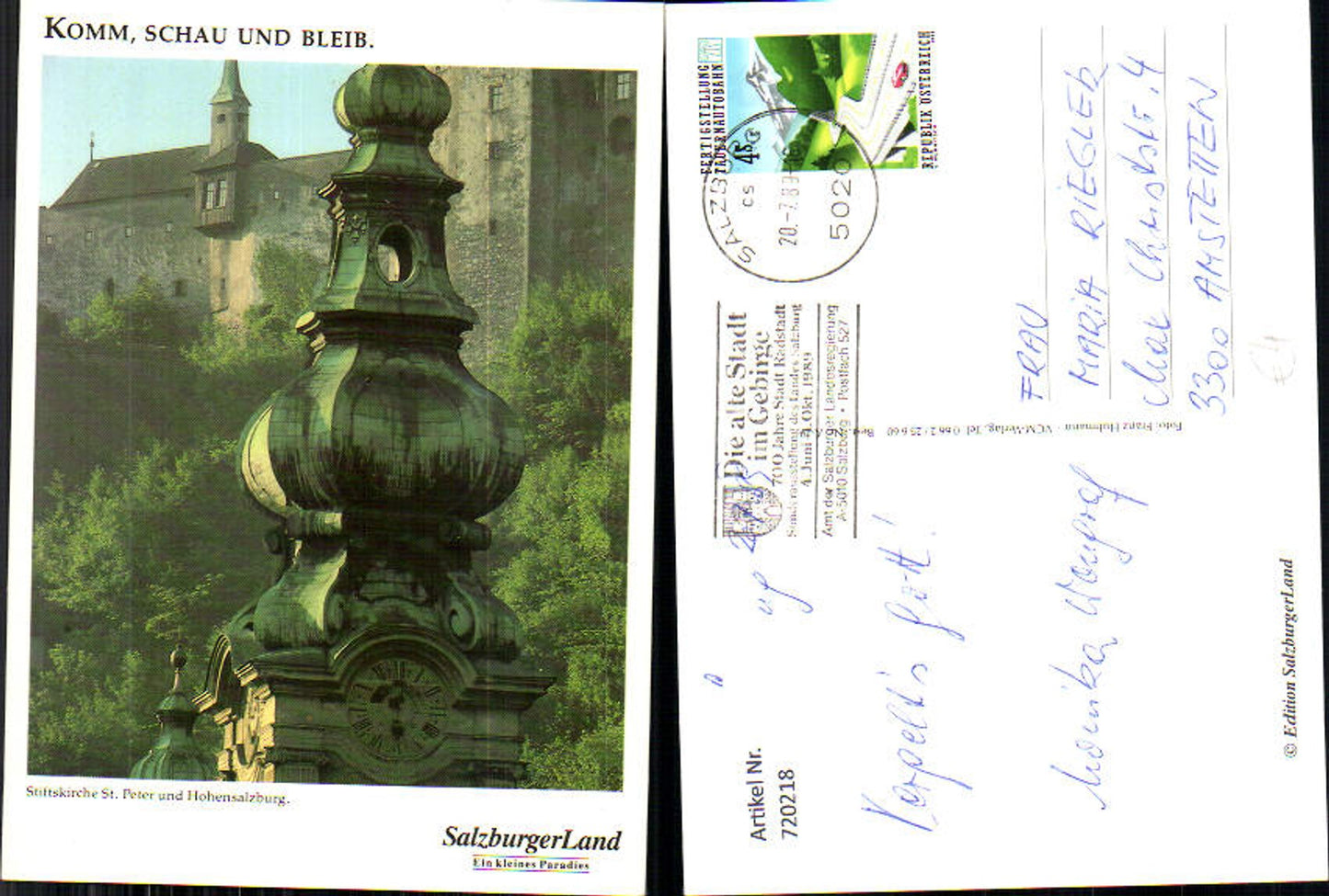 Alte Ansichtskarte – Old Postcard