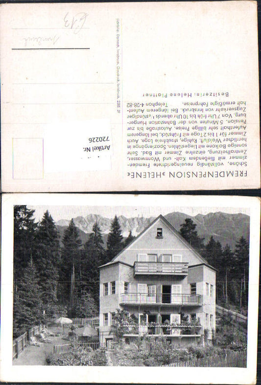 Alte Ansichtskarte – Old Postcard