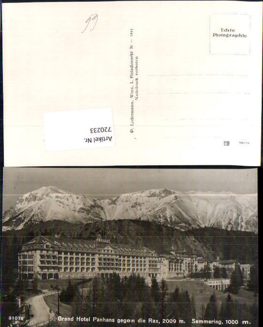 Alte Ansichtskarte – Old Postcard