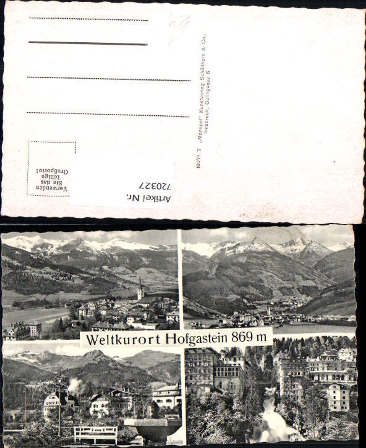 Alte Ansichtskarte – Old Postcard