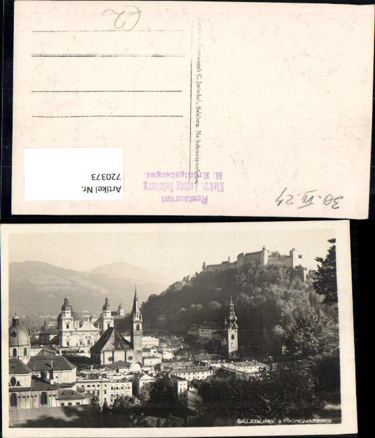 Alte Ansichtskarte – Old Postcard