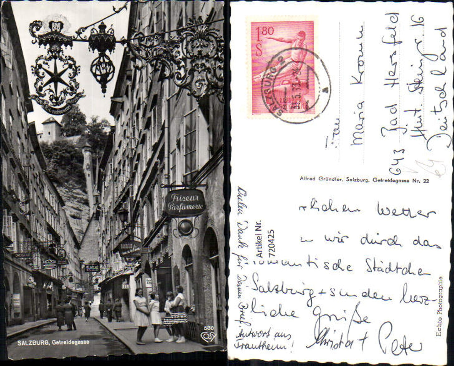 Alte Ansichtskarte – Old Postcard