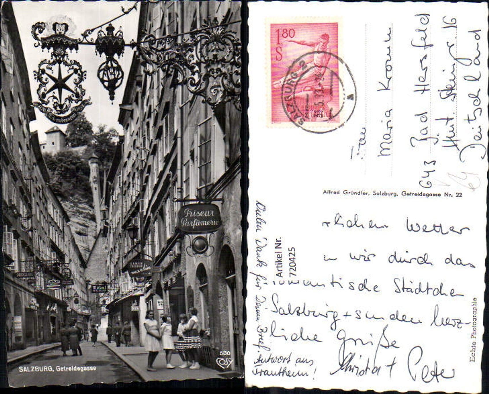 Alte Ansichtskarte – Old Postcard