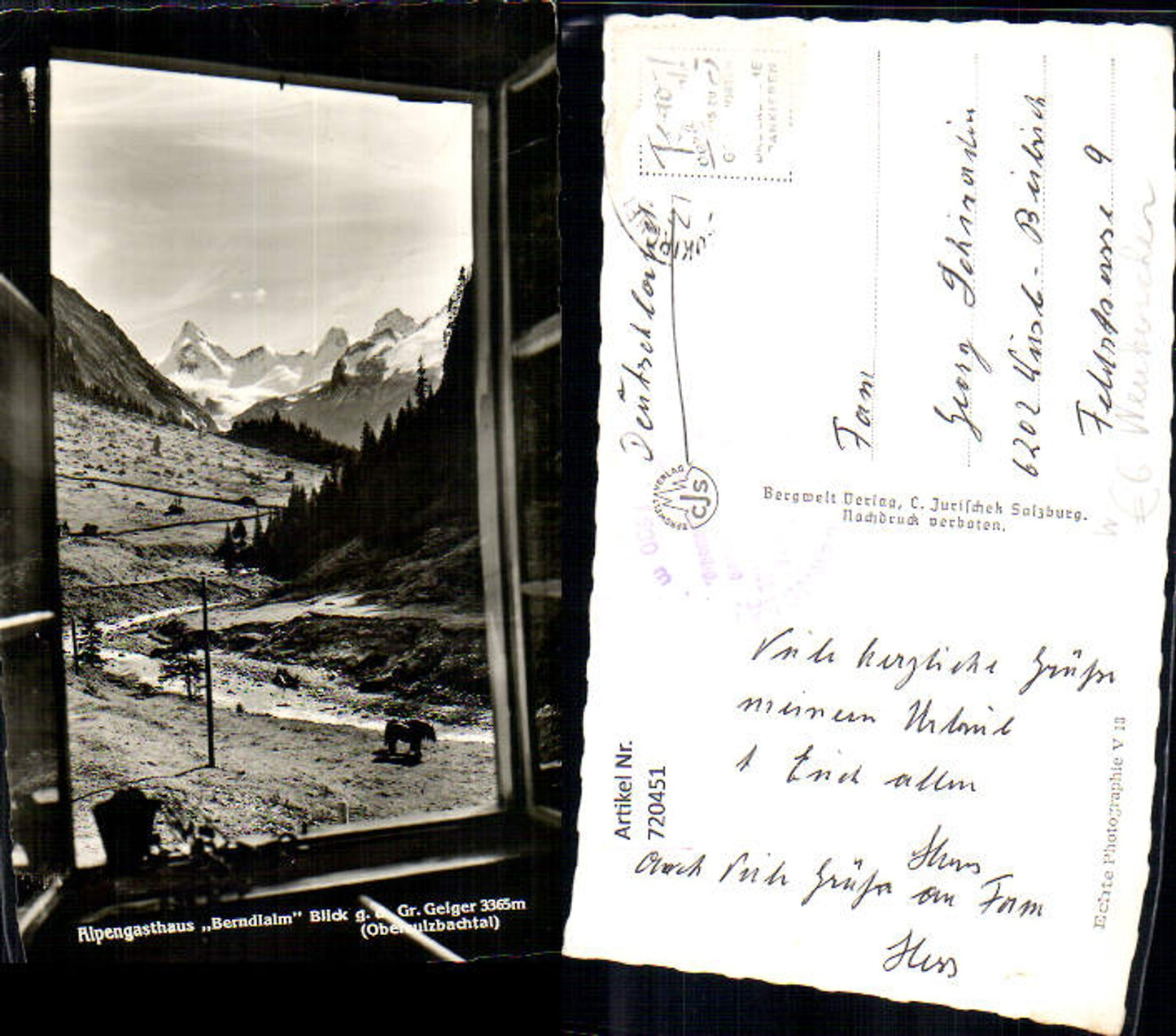 Alte Ansichtskarte – Old Postcard