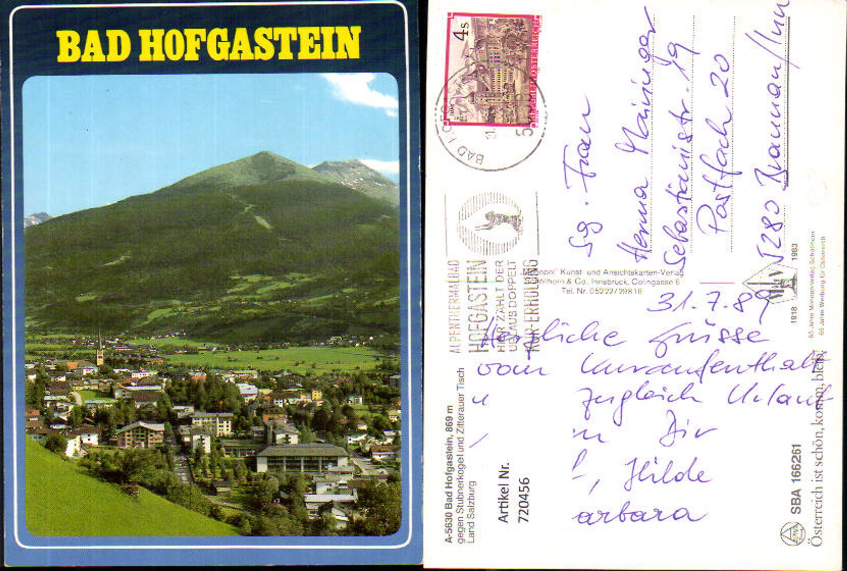 Alte Ansichtskarte – Old Postcard
