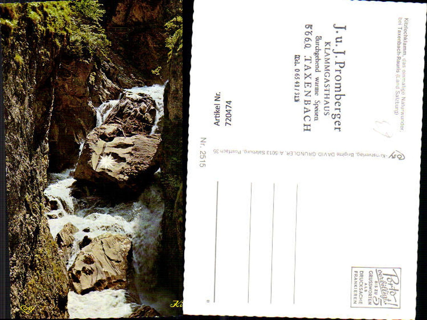 Alte Ansichtskarte – Old Postcard