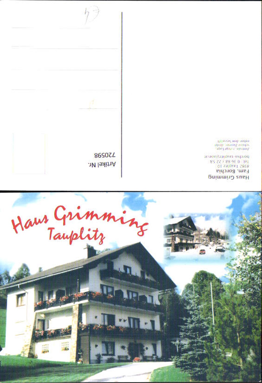 Alte Ansichtskarte – Old Postcard