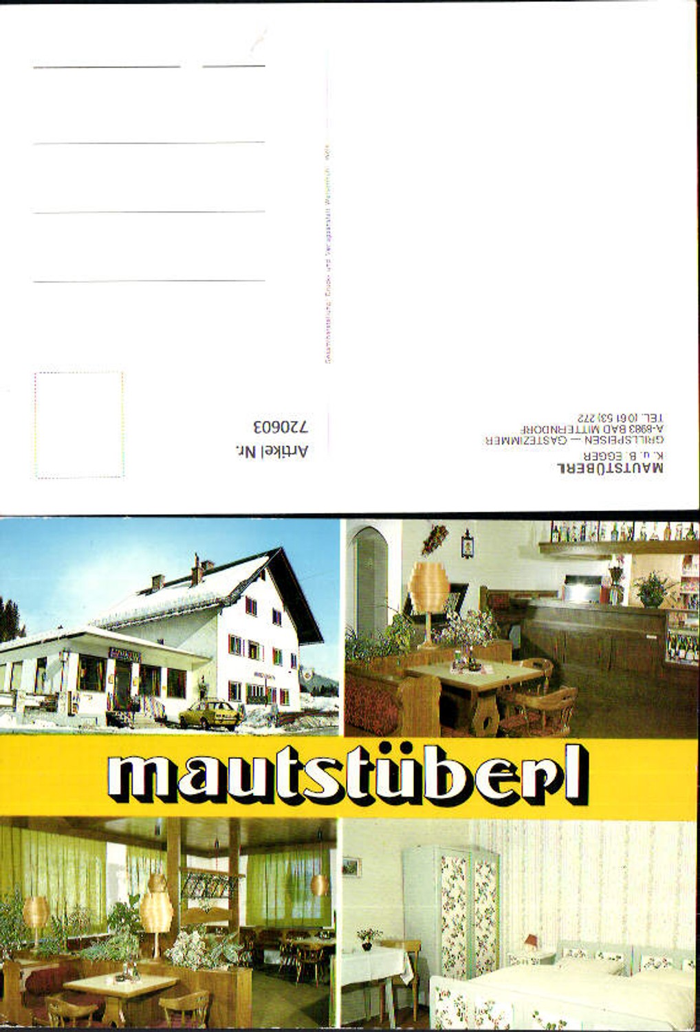 Alte Ansichtskarte – Old Postcard