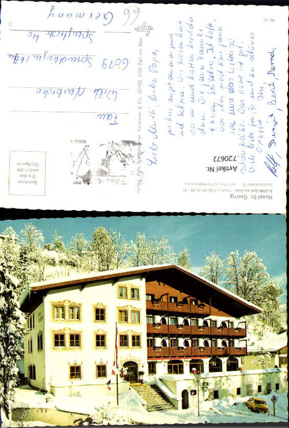 Alte Ansichtskarte – Old Postcard