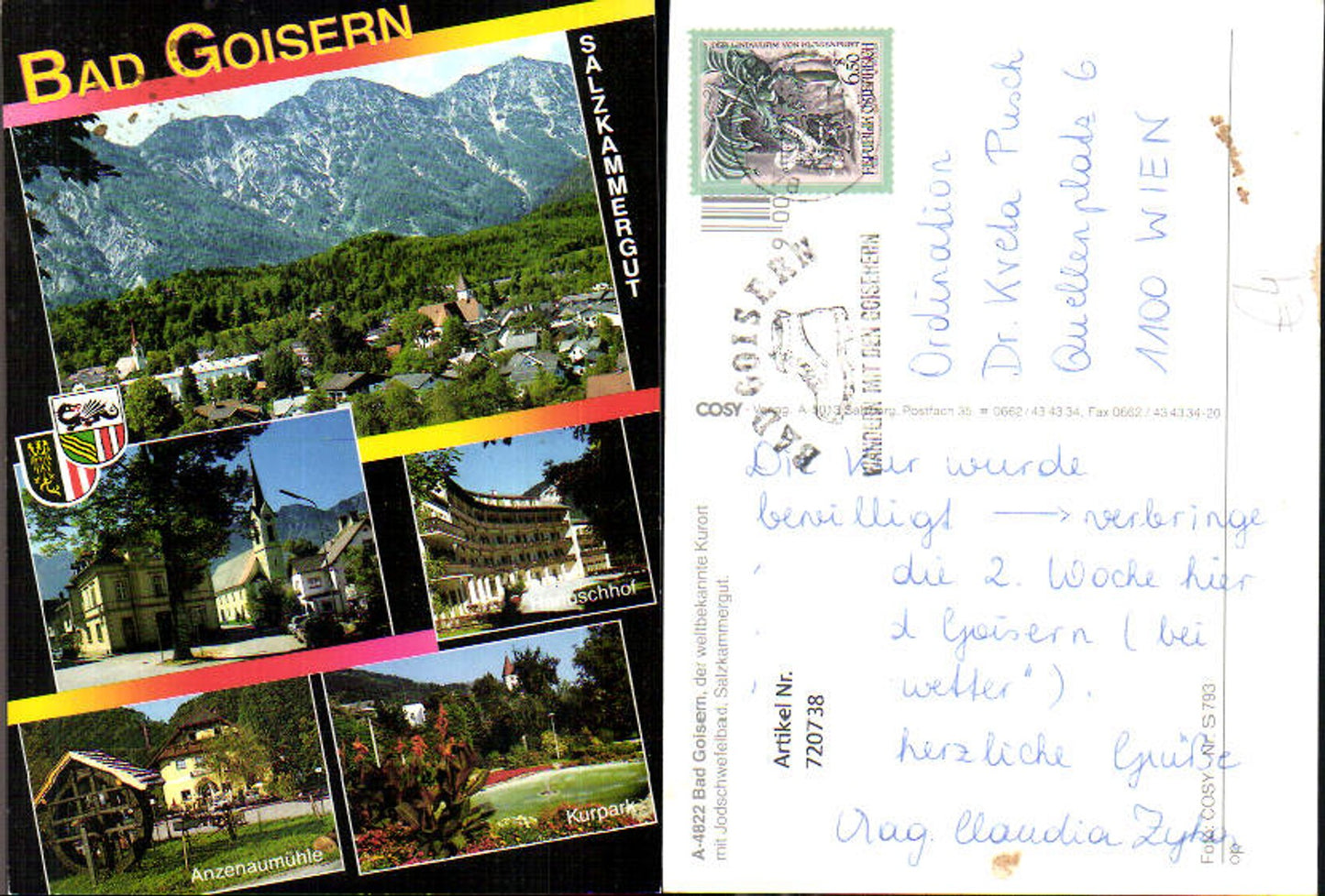 Alte Ansichtskarte – Old Postcard