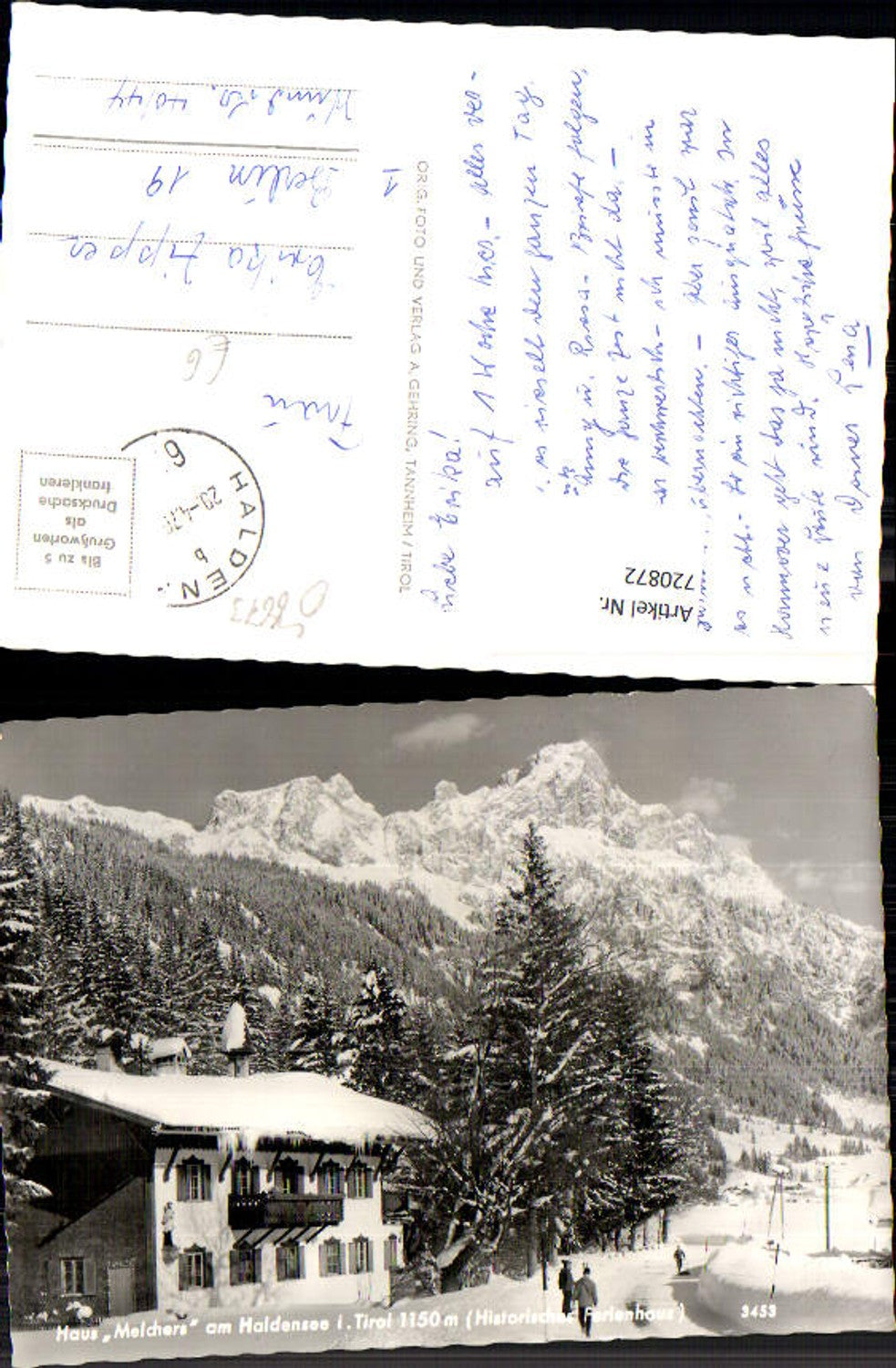 Alte Ansichtskarte – Old Postcard