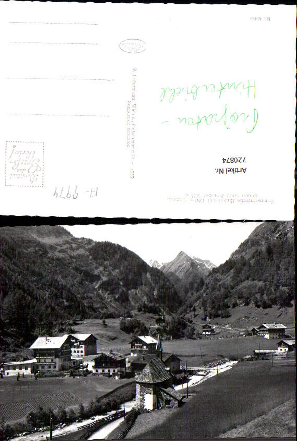Alte Ansichtskarte – Old Postcard