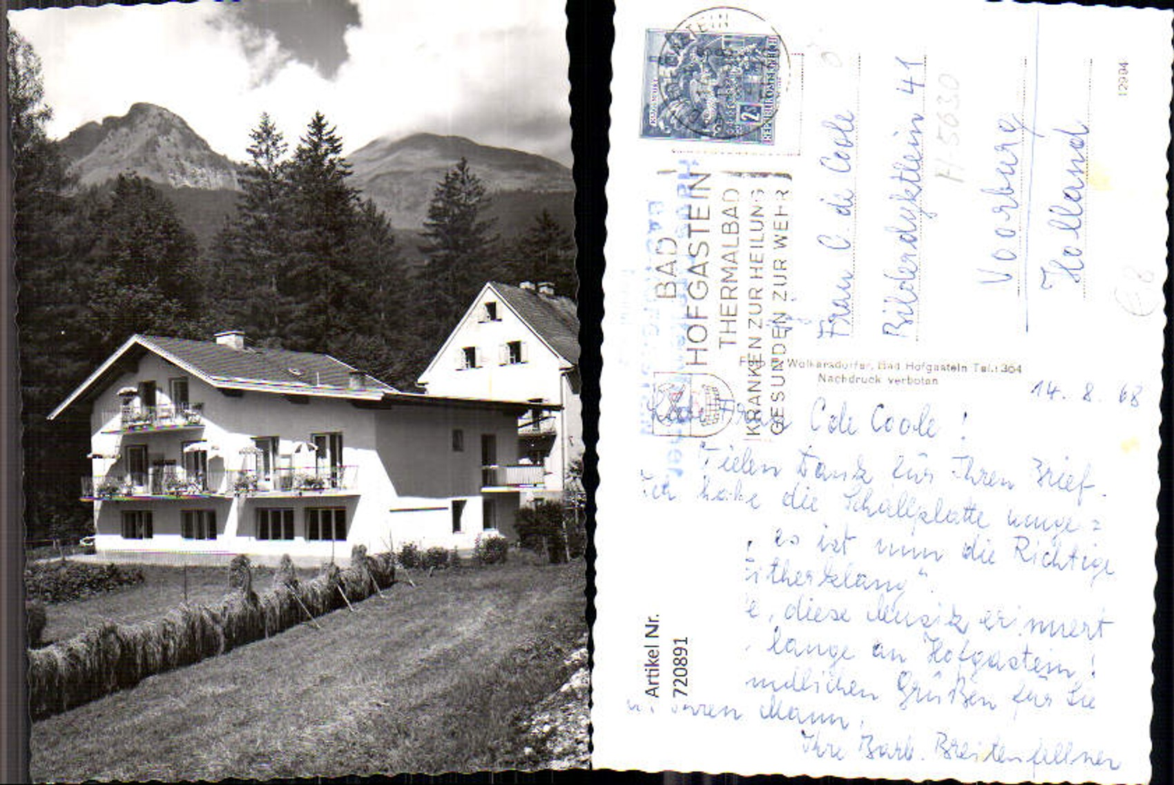 Alte Ansichtskarte – Old Postcard