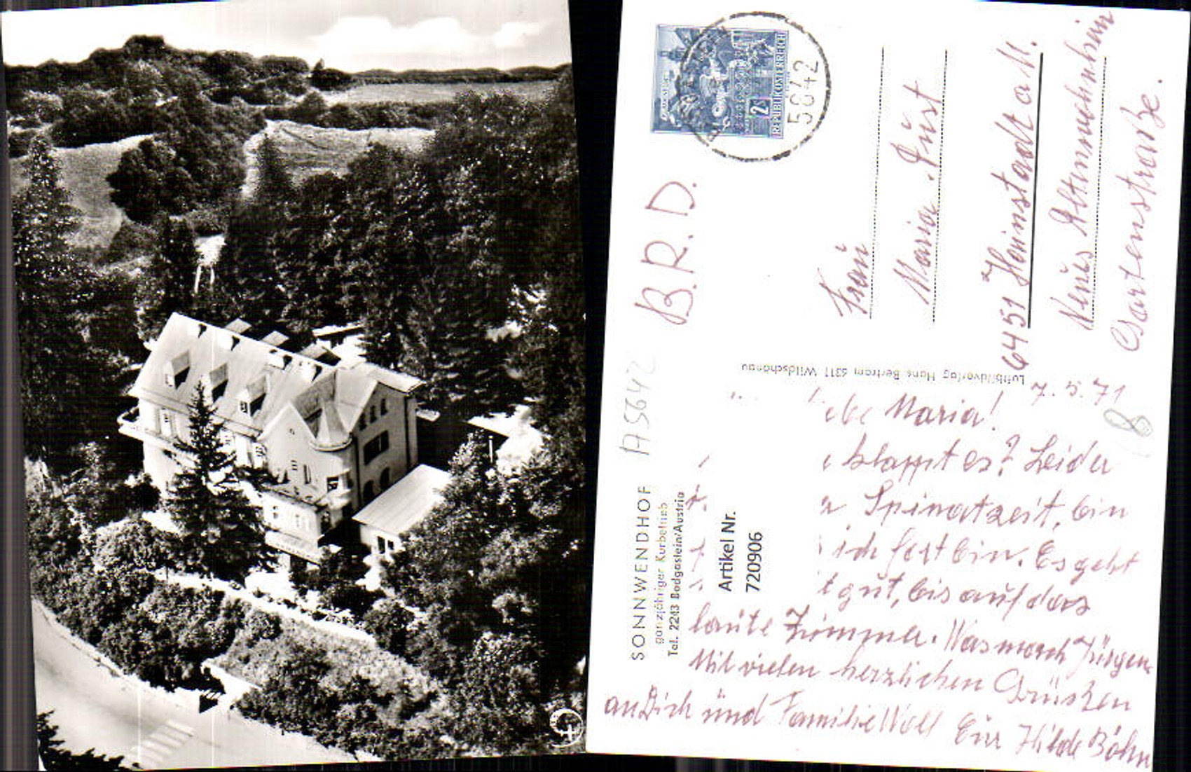 Alte Ansichtskarte – Old Postcard